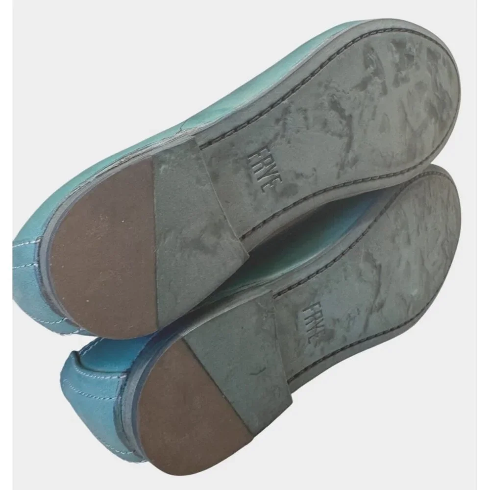 Frye Carson Ballet Flat Size 6 M Turquoise NWB Slip On Flats